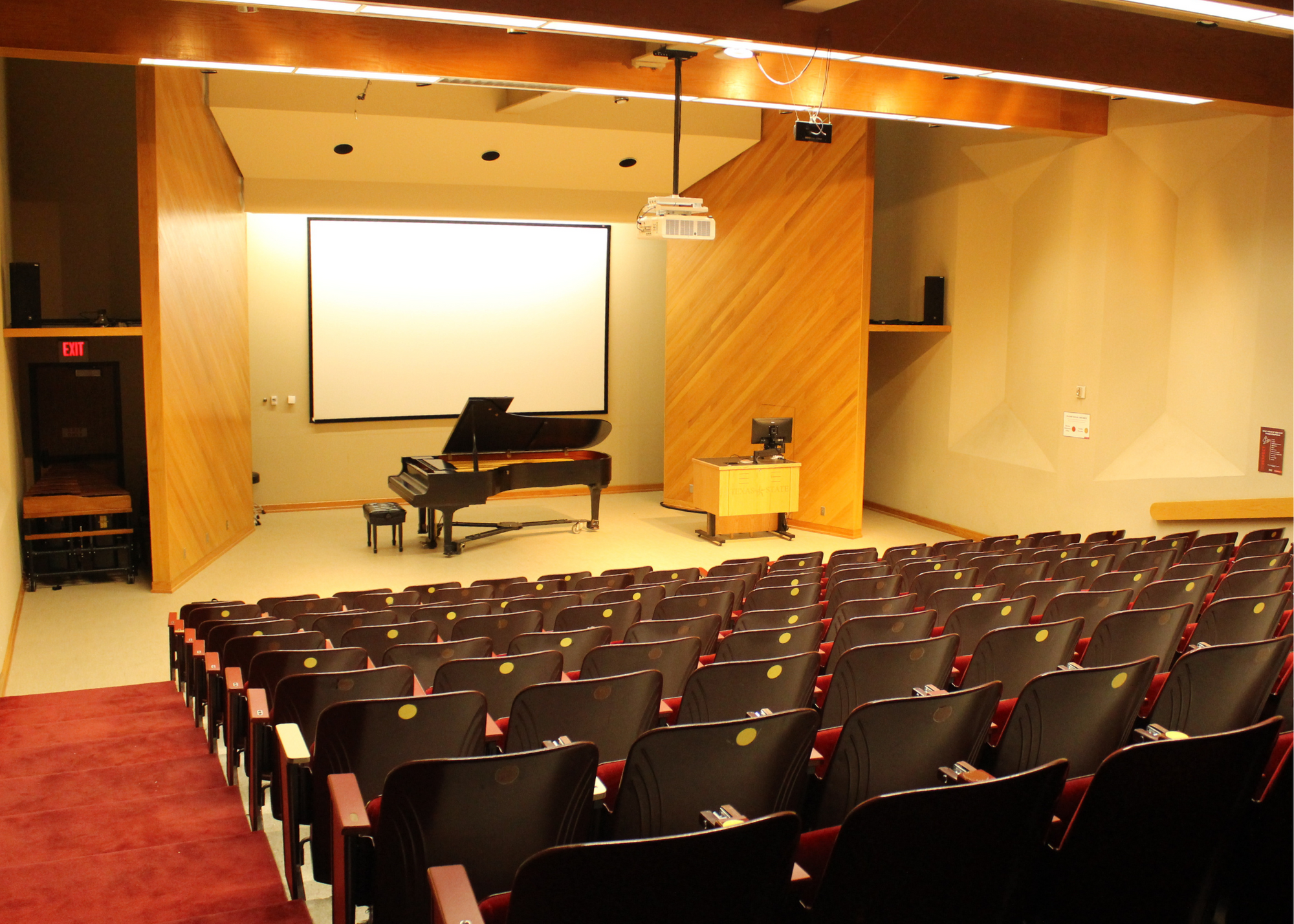 TXST SOM recital hall